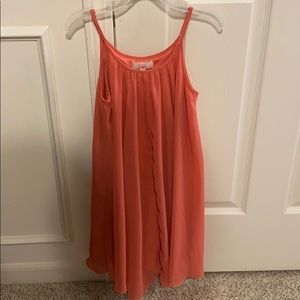 YOUTH coral flowey dress